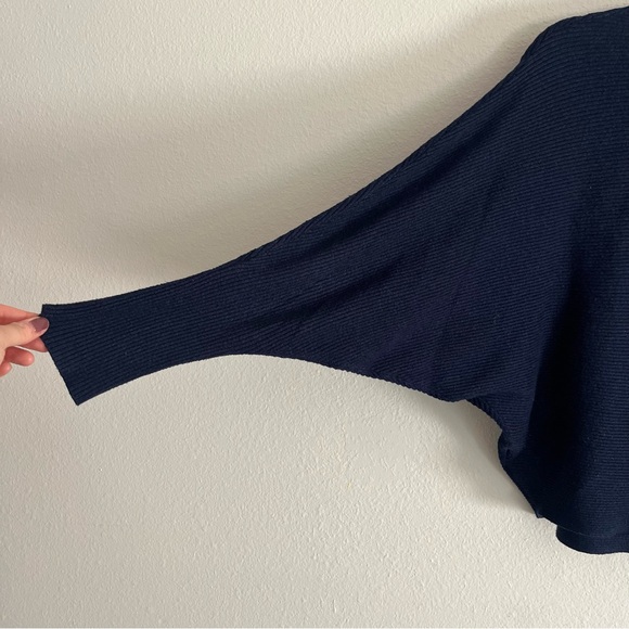 Philosophy Blue Ribbed Sweater - Picture 3 of 4